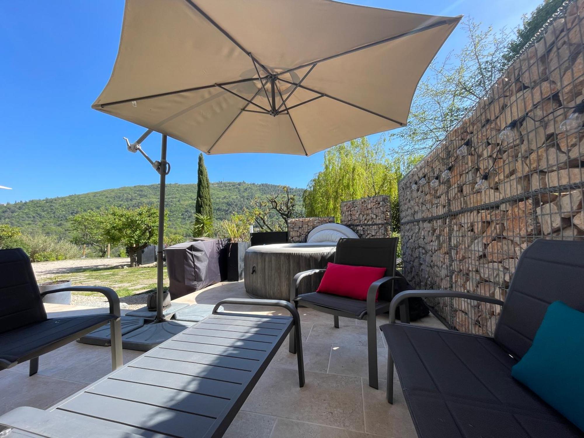 Luva D'Azur, Rez De Villa Le Riou - Le Vallon Le Bar-sur-Loup Экстерьер фото